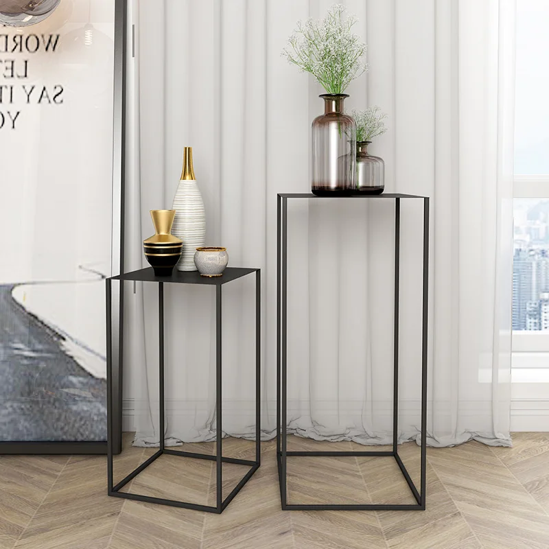 

Квадратная стандартная промышленная ваза, современный скандинавский металлический журнальный столик, деревенский дизайн, мебель для мебе...