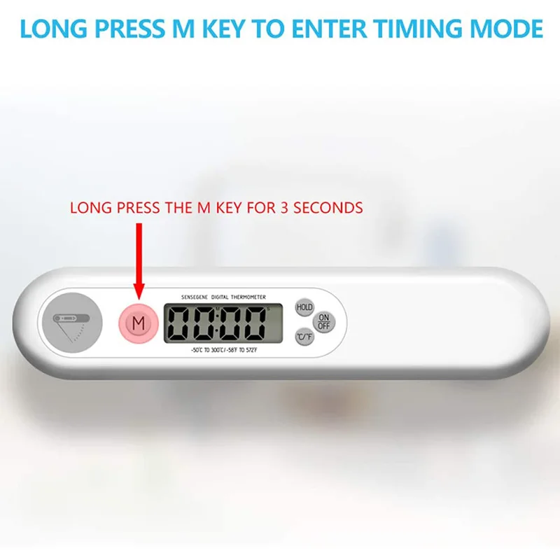 Цифровой термометр для мяса еды с ЖК-подсветкой Кухонный Термометр