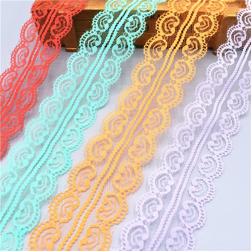10 ярдов красивая белая Бриллиантовая кружевная отделка 45 мм ткань сделай сам
