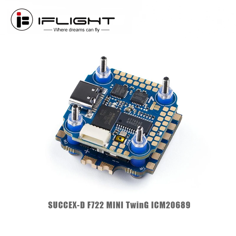 IFlight sucex D Mini F7 TwinG 40A стек с V1.1 FC/sucex 2 6S 4 в 1 ESC для системы HD FPV|Детали и аксессуары| |