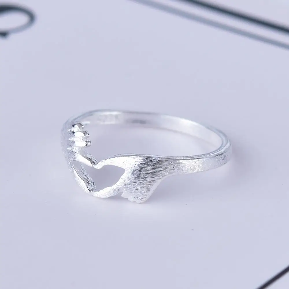 Креативные простые кольца для свадьбы помолвки влюбленных невесты с сердцем