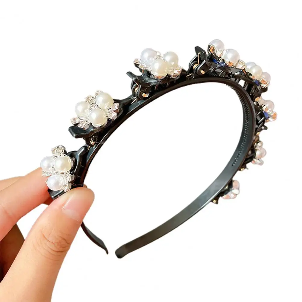 

Женская повязка на голову из экологически чистой смолы с искусственным жемчугом, 2021