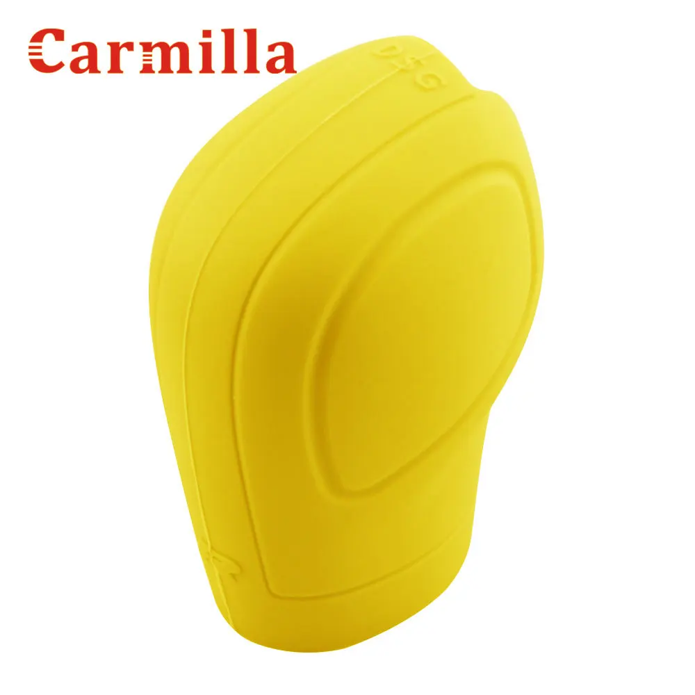Силиконовый чехол Carmilla с ручкой передач для Volkswagen VW Golf 6 Passat B7 Jetta CC Polo Touran Tiguan Eos