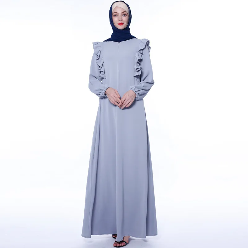 Повседневное платье мусульманский халат Женское платье мусульманская длинная юбка