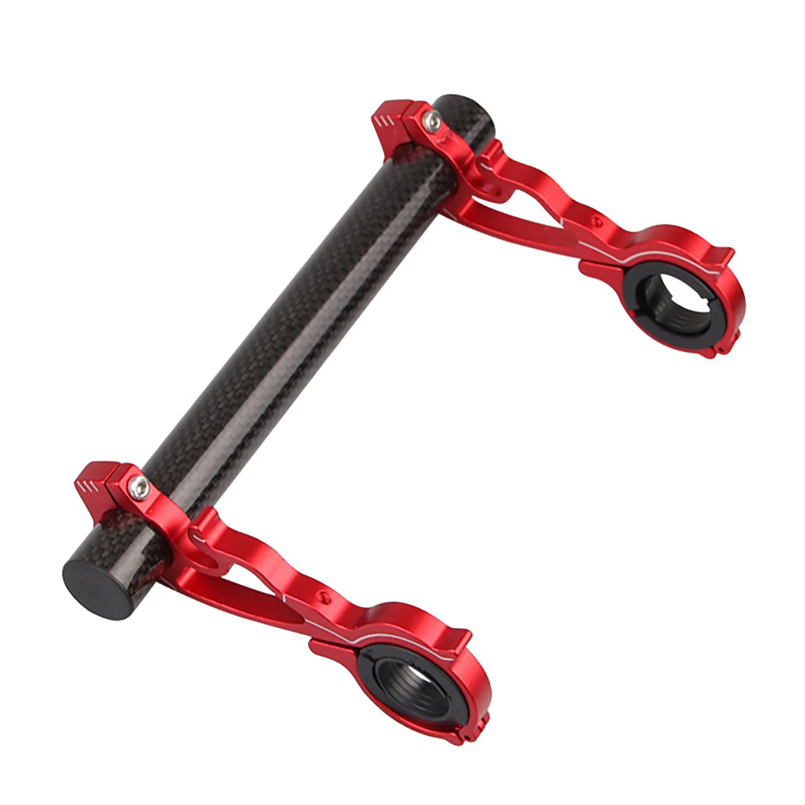 

Bike Handlebar Extender, Bicycle Handlebar Extension Aluminum Alloy Mount Holder Double Clamp Bike Bracket Bicycle Accessories