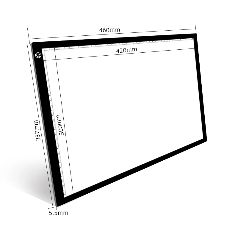 Elice A3 светодиодный планшет для рисования цифровой графический коврик USB