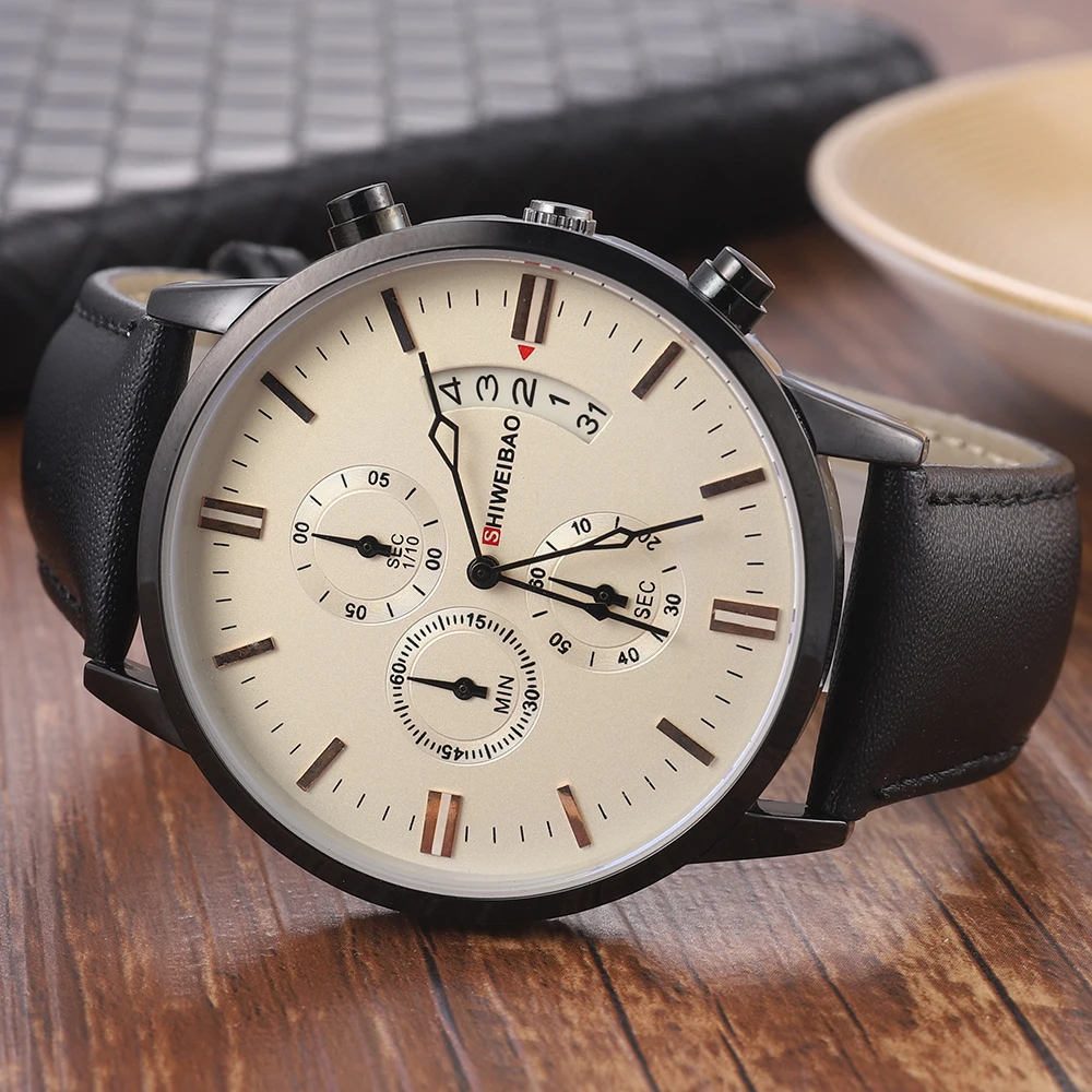 Брендовые Роскошные Кварцевые часы с хронографом мужские водонепроницаемые