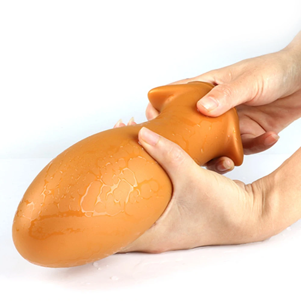 Анальная пробка с мягкими яйцевыми пробками большой силиконовый анальный