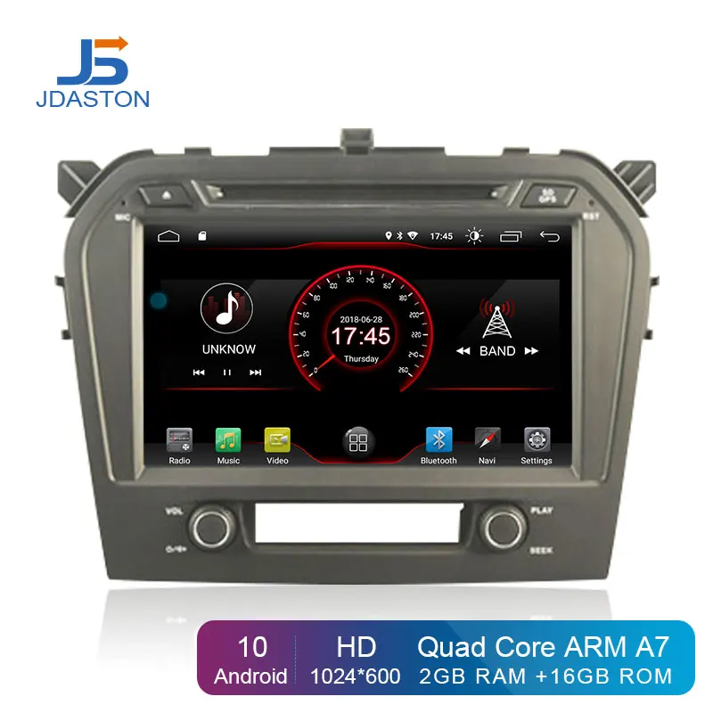 

JDASTON Android 10 Car DVD Player For SUZUKI GRAND VITARA 2015 2016 2017 Multimedia GPS Navigation 2 Din Car Radio Stereo Audio