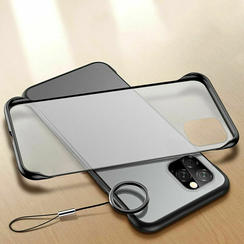 Ultra Thin Frameless Case Transparent Matte Phone Cover for iPhone 11 Pro Max VH99 | Мобильные телефоны и аксессуары