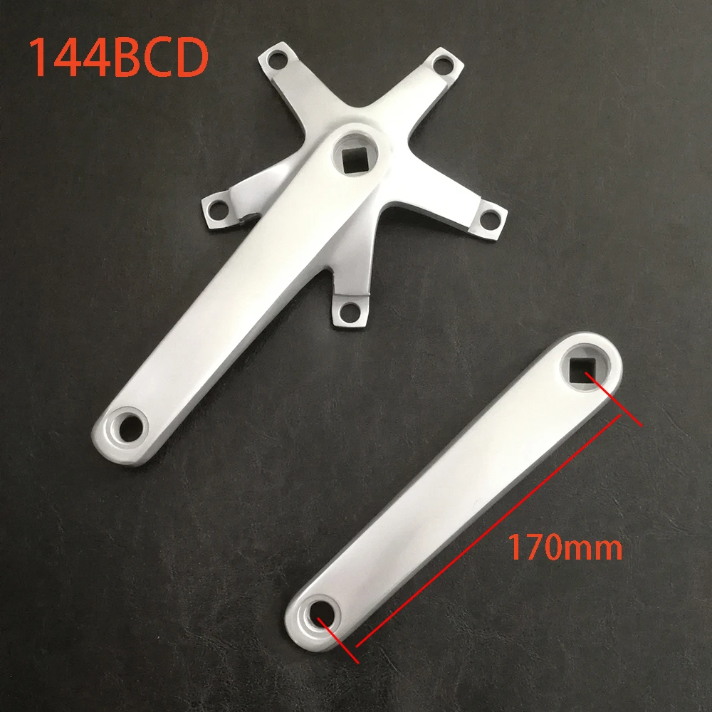 Шатуны для дорожного велосипеда 52T BCD144 алюминиевые односкоростные fixie звездочки