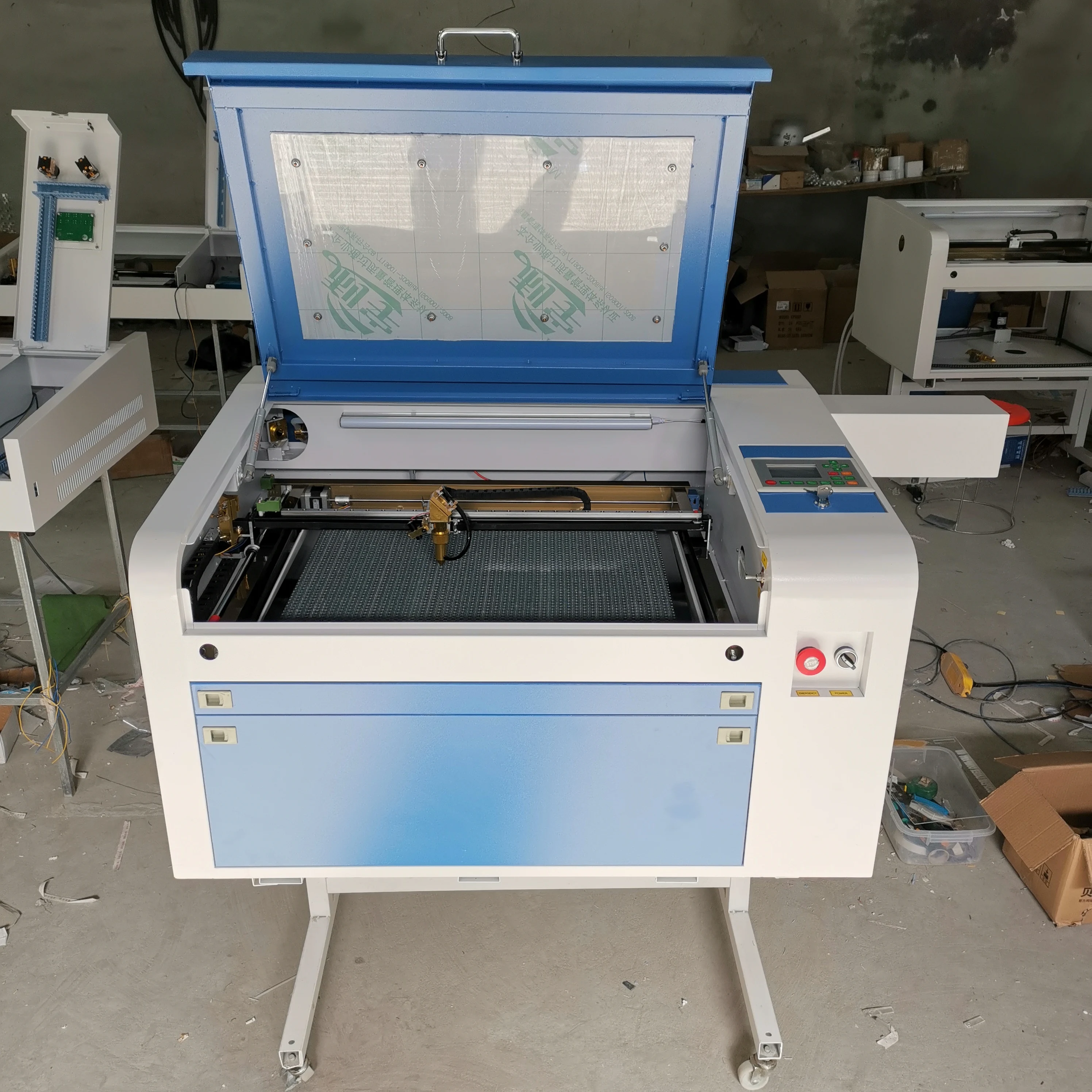 4060 RECI100W RUIDA 6442 или 6445 Лазерная режущая машина бесплатная доставка в страну ЕС