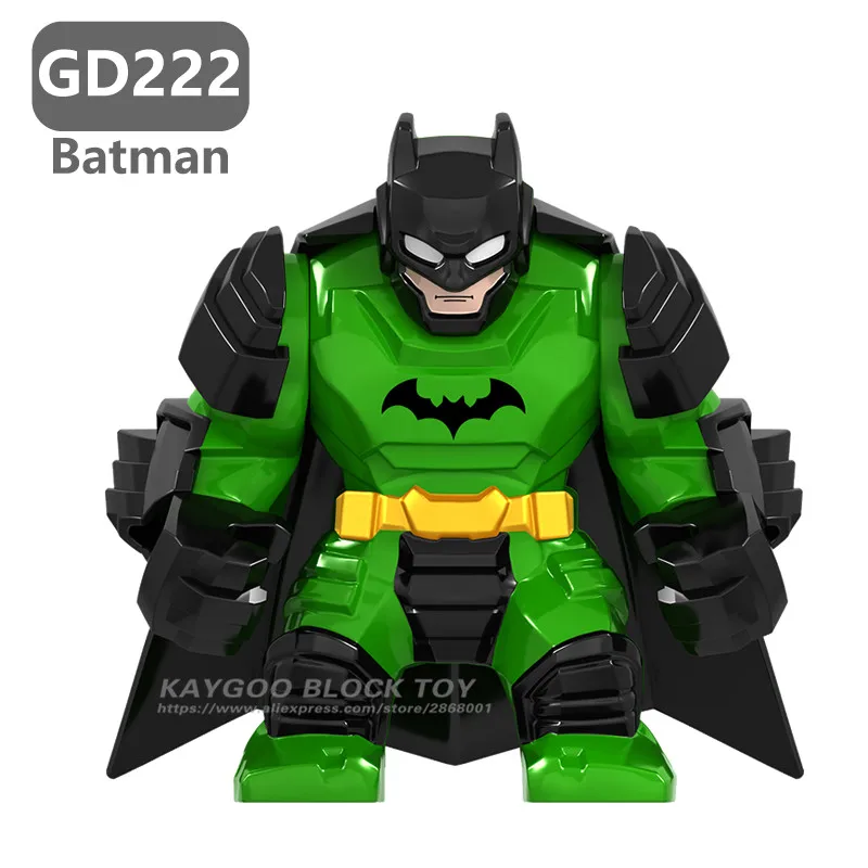 Batman Одна распродажа, Большие Супер герои, анти Веном, танос, калл, обсидиан, Халк, Бастер, Человек-паук, Бэтмен, Бэйн, фигурка, модель, строительные блоки, игрушки - Цвет: Batman