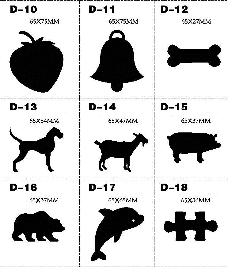 Leather Punch Cutter Mold Cutting Die Tool DIY Shaped Leathercraft for Wallet Shoes Bag Custom Design | Дом и сад