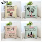 Современная хлопковая льняная наволочка с лаком для ногтей скандинавские постеры рисунок в стиле поп-арт наволочка для дивана наволочка 45x45 см