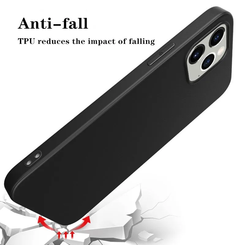 

luxury Soft TPU Phone Case For IPhone 11 12 mini Pro Max XS X XR 7 8 plus SE 2020 Luxury Transparent Matte Cover Hard Cover