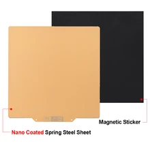 BIQU UltraSSS Nano coated Spring Steel Sheet Light-curing Plate Flexible Magnetic Heatbed 3D Printer Parts VS PEI For B1 Ender 3