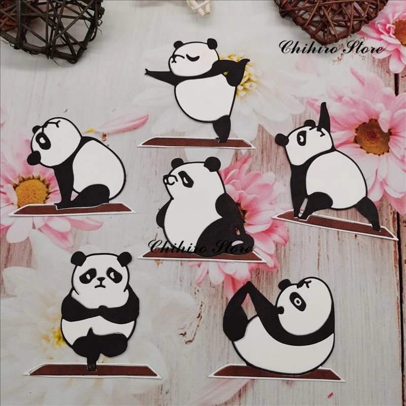 Штампы для вырезания панды штампы скрапбукинга рамки рукоделия тиснение