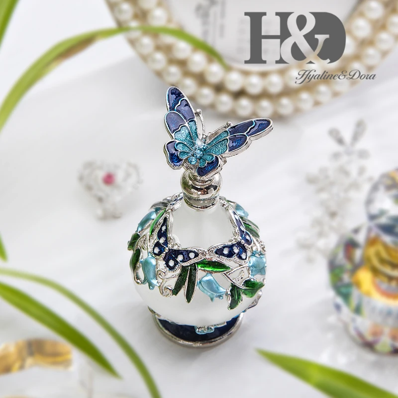 H&D, 15 стилей, пустые многоразовые флаконы для духов, Ретро стиль, матовое стекло, тонкий ароматизированный ароматизатор, контейнер для эфирных масел, Декор, подарок для девушек