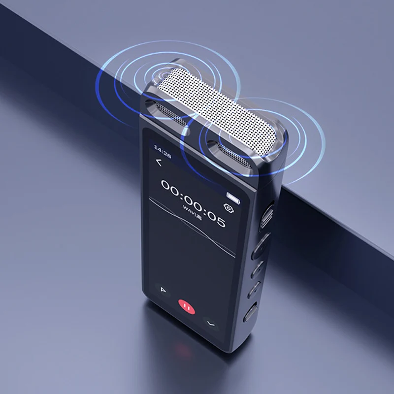 

Bluetooth Professional Digital Voice Recorder HD Noise Reduction Recording Full Contact Screen 2.98 Inch MP4 Player
