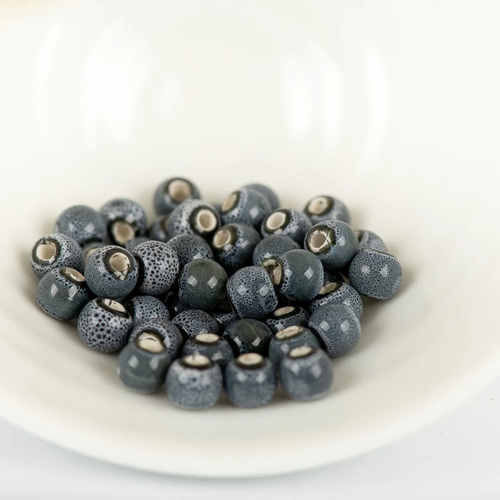 8 #100 шт Цзиндэчжэнь керамические бусины Йога не Хама фарфоровые для изготовления