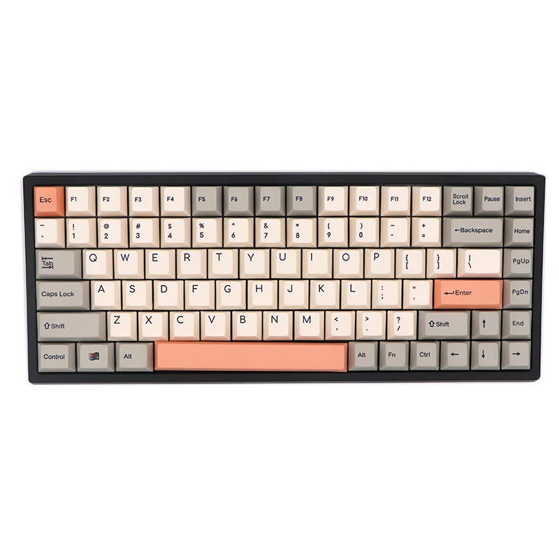KeyPro 9009 Ретро Ethermal Dye сублимационные шрифты PBT 108/130 колпачок клавиш cherry profile для