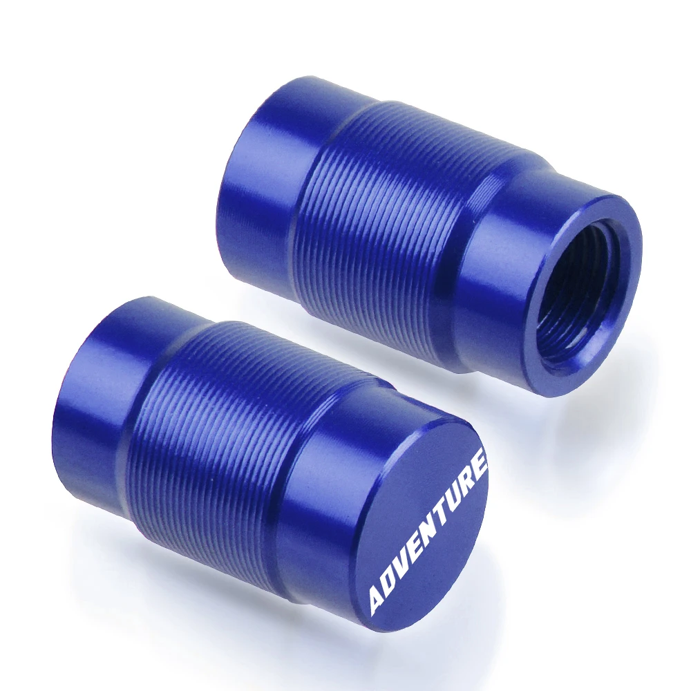 Одна пара алюминиевых колпачков для клапанов колесных шин оранжевая крышка