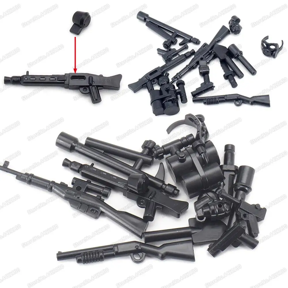 Военная Униформа Пособия по немецкому языку армии фигурки с оружием WW2