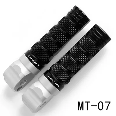 MT-07 black 1 пара ЧПУ Алюминий мотоциклетные Задние подножки для ног ножная педаль для Yamaha MT07 MT-07 MT 07 MT09 MT-09 MT 09 - Цвет: MT-07 black