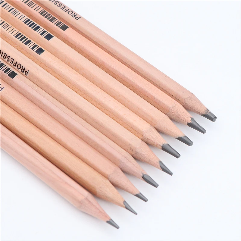 12PCS/LOT Art Sketch Pencil school Wooden HB 2B Drawing and writing pen | Канцтовары для офиса и дома