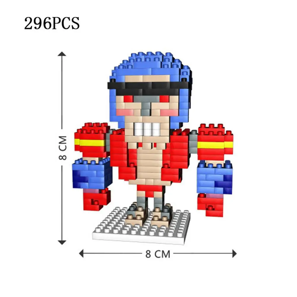 

hot lepining creators One Piece Pirates Brook Franky Garp Arlong Hiro Sabo mini Micro Diamond Building Blocks model bricks toys