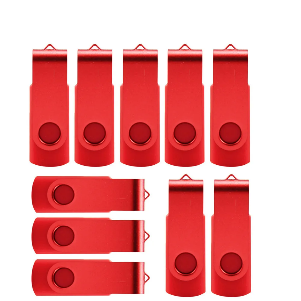 

10pcs/lot Metal USB 2.0 Flash Drive 64GB 32GB 16GB 8GB 4GB Pen drive usb flash Pendrive U Disk Memoria Cel Usb Stick for Gifts