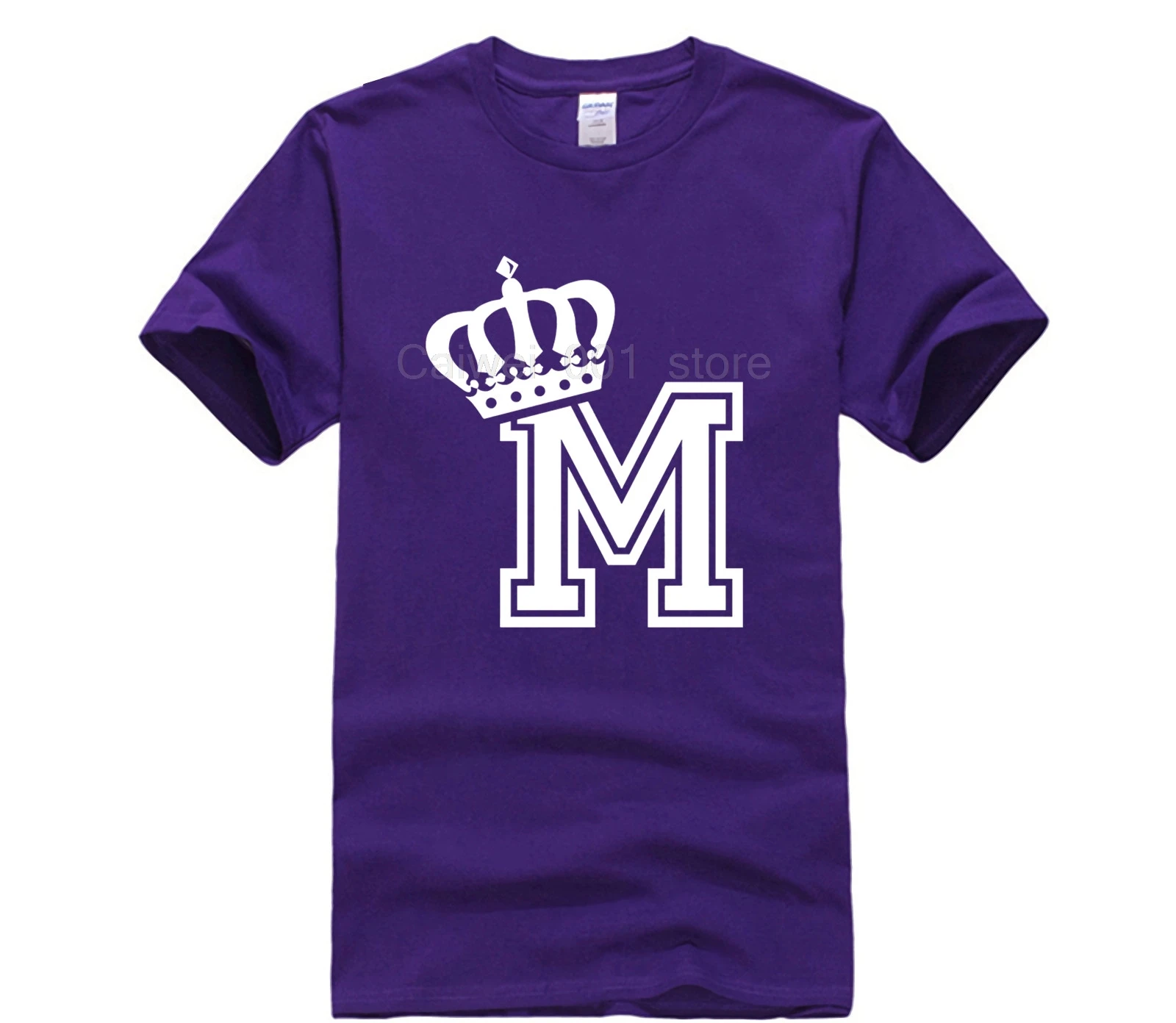 

T Shirts Short fashion men name letter m character m case m alphabetical m mens premium Men's Cool Short Sleeve T Shirt