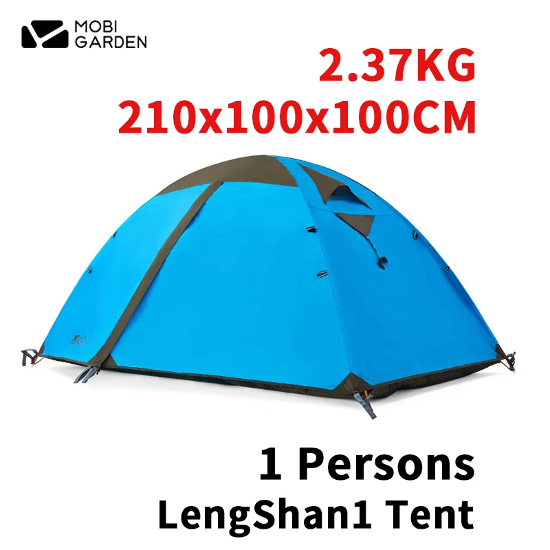 

MOBI GARDEN Lengshan Ultralight 1-4person Camping Tent Outdoor Portable 210T Polyester Windproof Waterproof Hiking Travel Tent