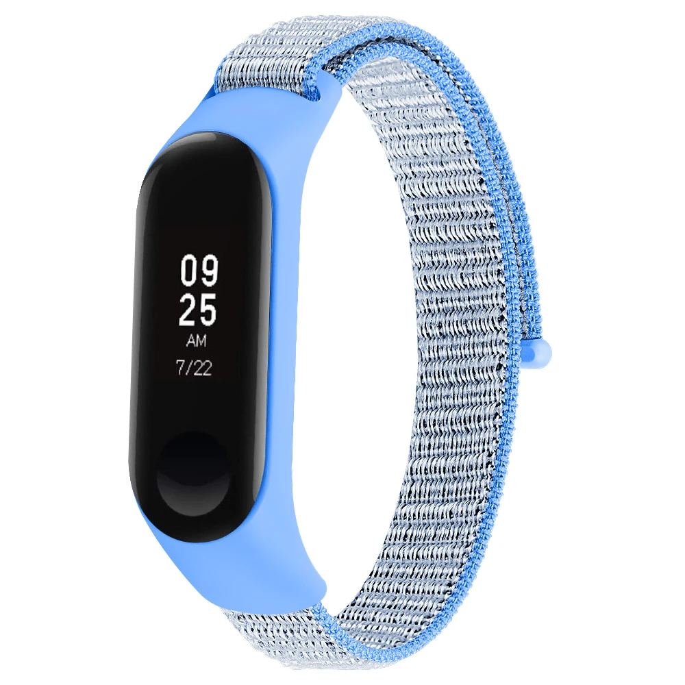 OULUCCI нейлоновый ремешок для xiaomi mi band 4, спортивный дышащий ремешок, аксессуары, сменный ремешок для mi band 4/3, браслет