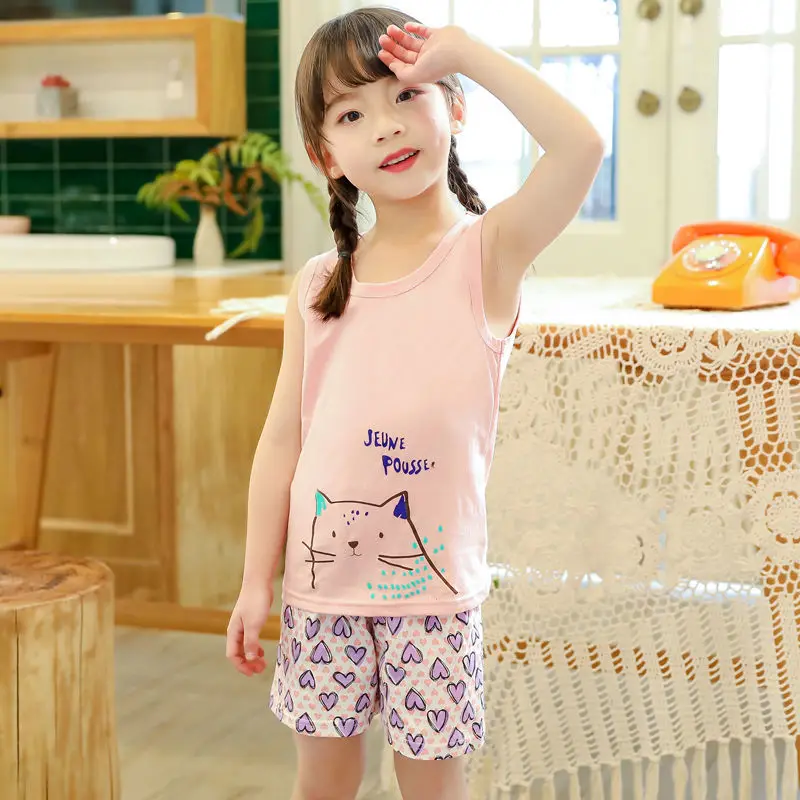 Летняя Детская Пижама комплекты детской одежды детская пижама с динозавром из