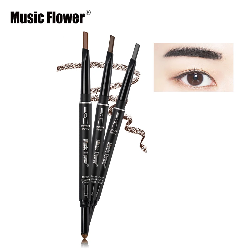 2 в 1 кремовый карандаш для бровей и пудра бровей|Средства роста бровей| |