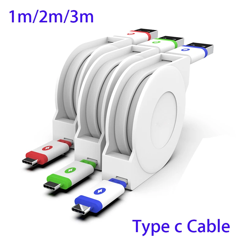 Выдвижной кабель USB Type C для xiaomi mi A3 MIX 3 pocophone F1 Black shark 2 Oneplus 7THuawei nova 5 honor 9x10 зарядный
