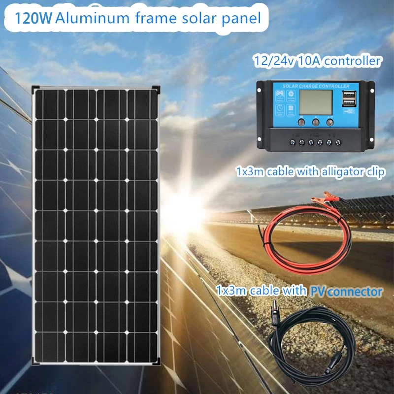 Caravan betop-camp 100W 12V Solar Panel Monocrystalline Photovoltaic PV Module for Charging a 12V in Motorhome or Off-grid Camper Boat or Yacht 