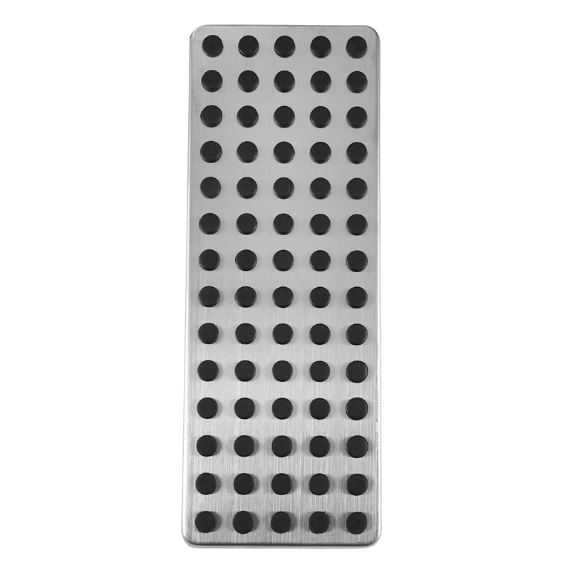 Серебряная Автомобильная колодка для педали тормоза из нержавеющей стали 1