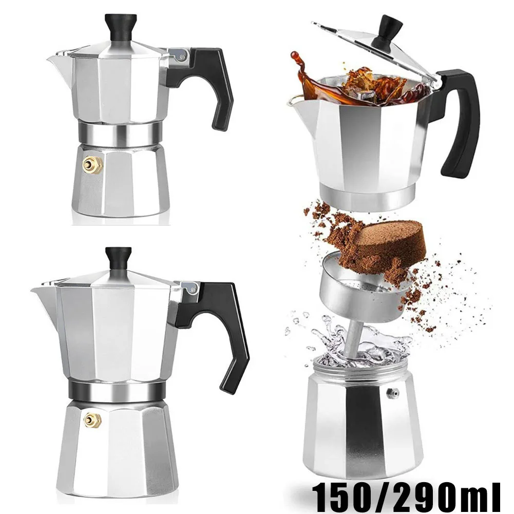 

150/300ML Household Mocha Coffee Maker Italian Battery Stove Heating And Brewing Set Pumpkin Pot Series