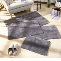 cotton fiber high quality for home entrance use thick plush carpet bathroom absorbent non slip mat kitchen bedroom door floor
