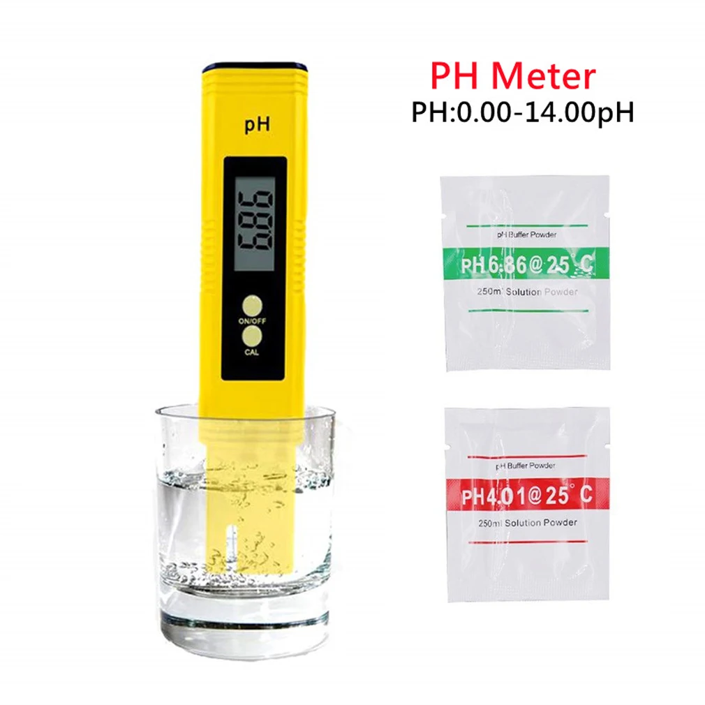 

Digital LCD PH Meter Pen 0.01 High Precision Water Quality Tester Water Purity Filter Hydroponic for Aquarium Swimming Pool Tool