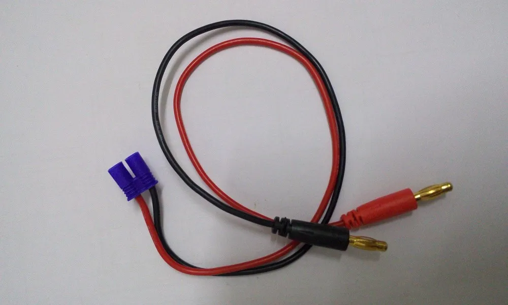 Линия зарядки батареи EC2 поворот банан заголовок провода для Hubsan H501S RC Дрон