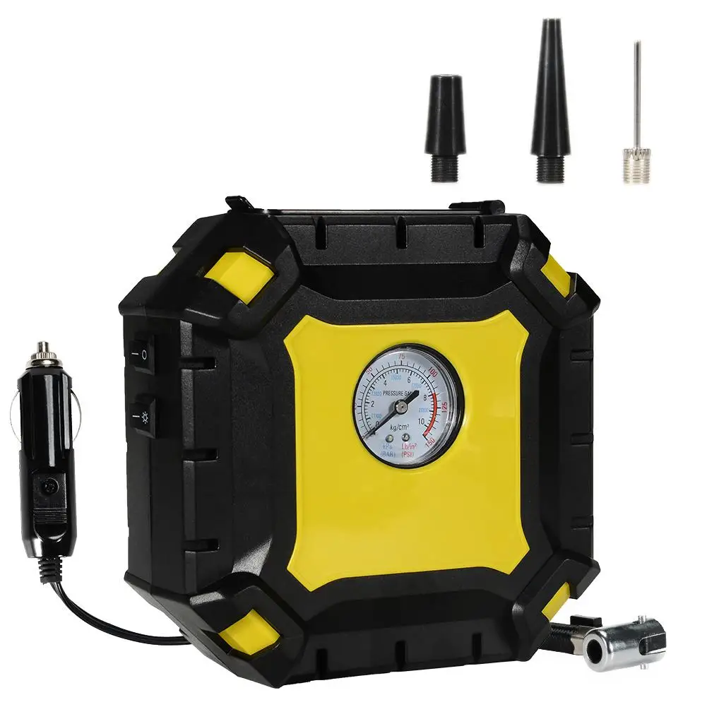 

Car Inflator Pump pointer TP01 BSD6022 Portable Electric Tire Inflator Air Compressor Pump for Car Motorcycle Bicycle Basketball