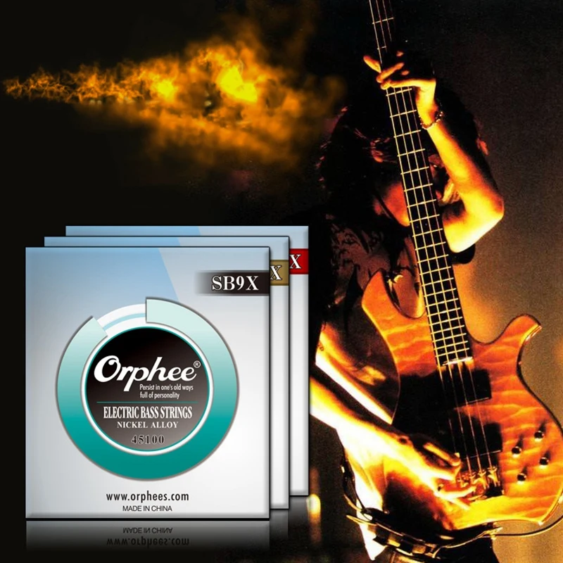 

Electric bass string Orphee Electric Bass String Six Angle Steelcore Nickel Alloy 1St-4Th