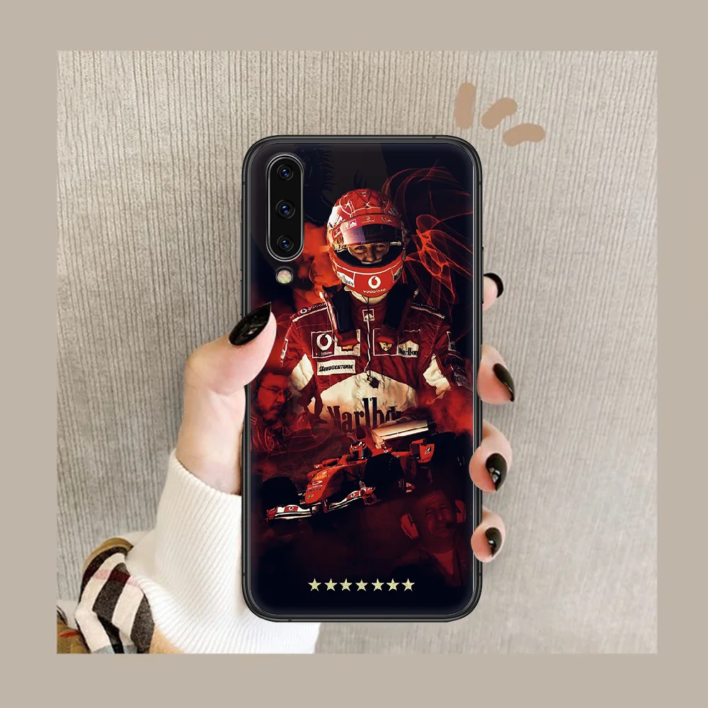 

F1 Schumacher Phone Case Cover For Samsung Galaxy A10 A20 A30 E A40 A50 A51 A70 A71 J 5 6 7 8 S black Hoesjes Soft Prime Fashion