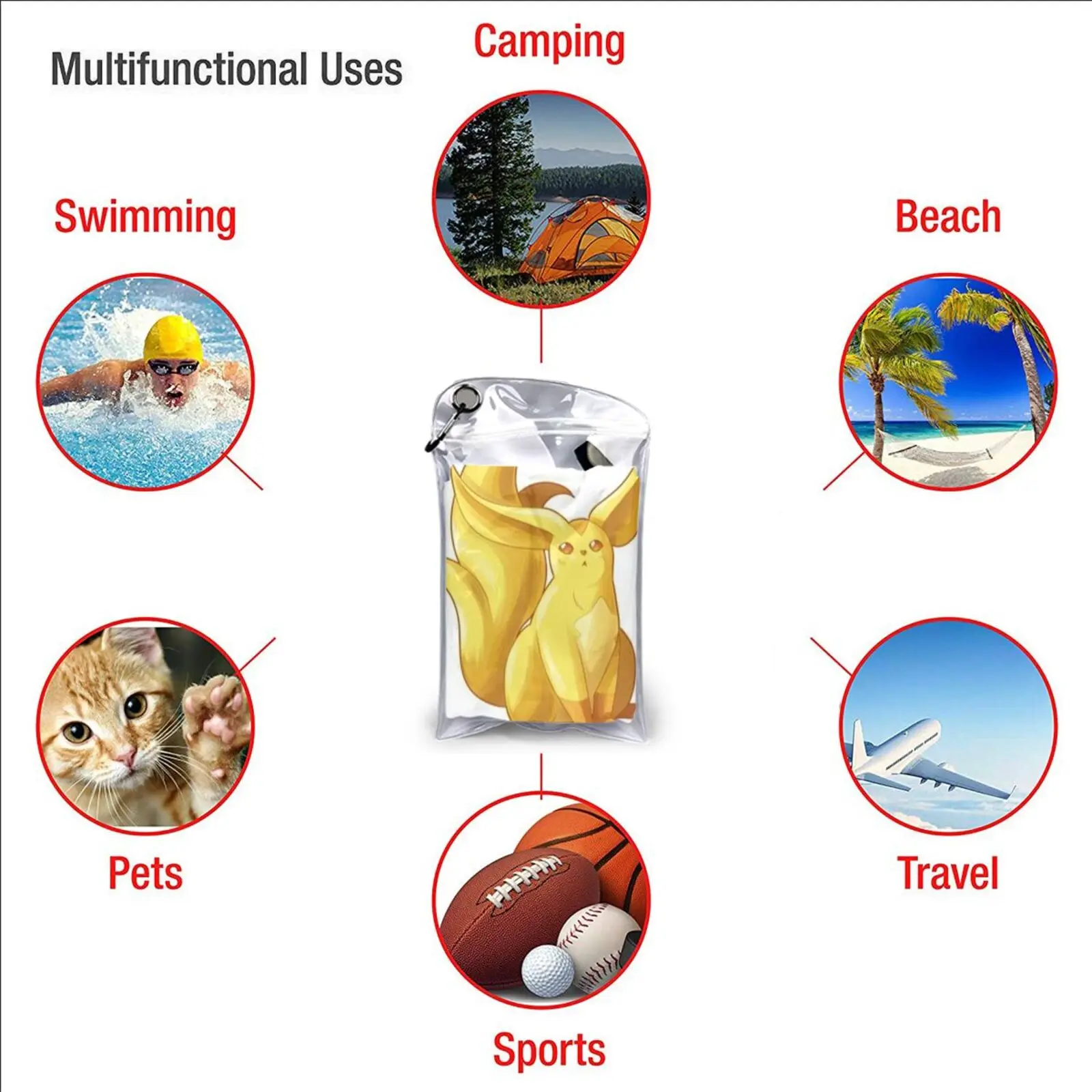 Карби! Быстросохнущее полотенце для спортзала Спортивная банная портативная