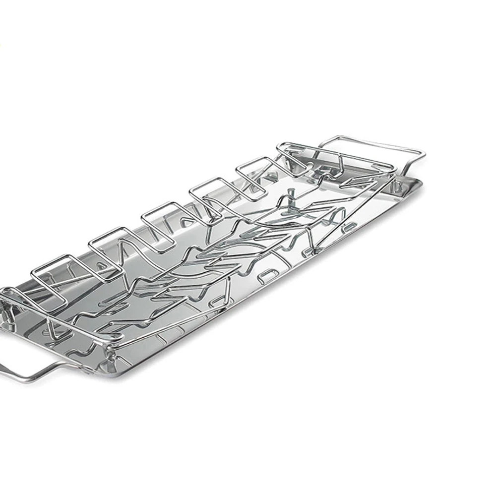 Складная подставка для барбекю из нержавеющей стали жаровня куриных крыльев