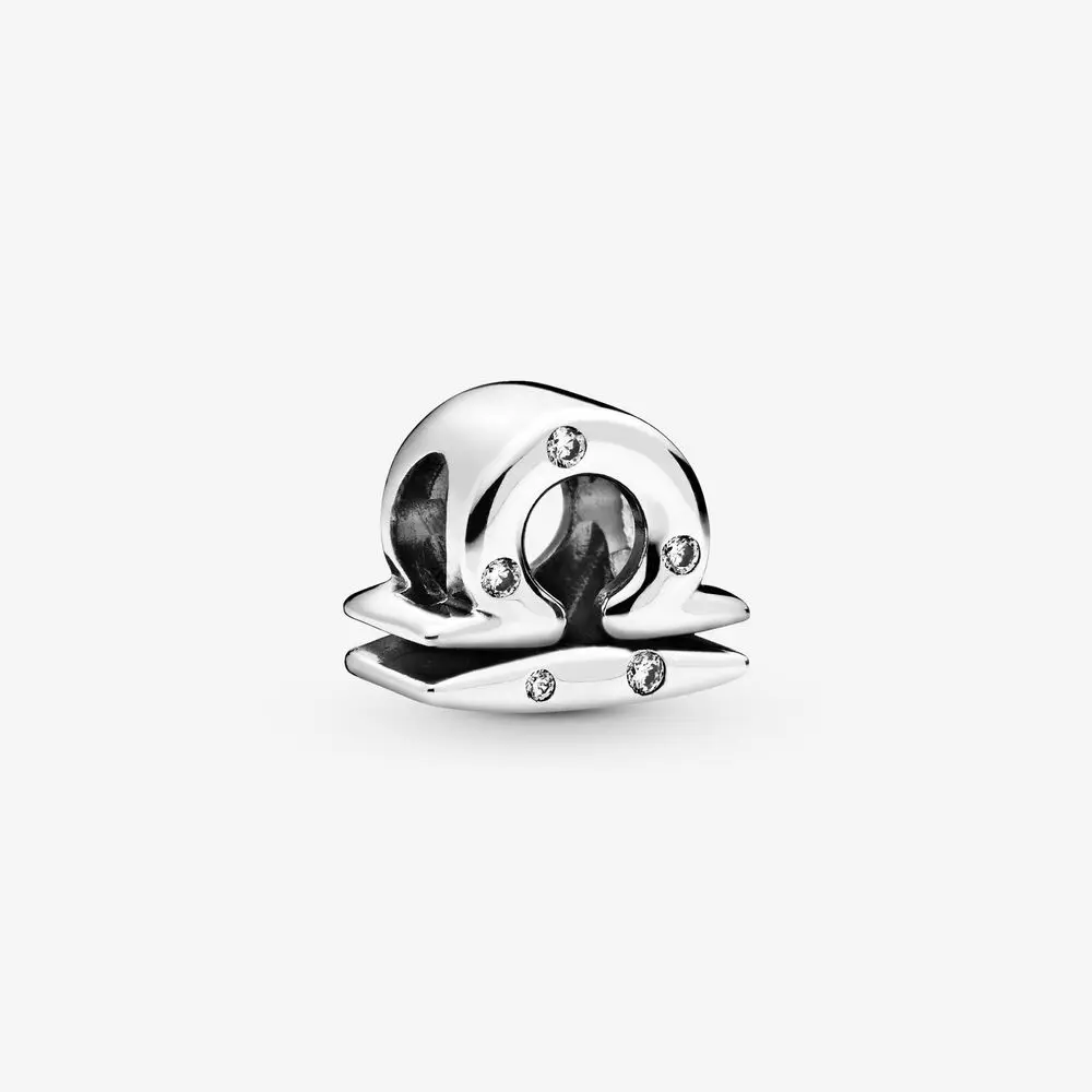 

Little DIY Gift 925 Sterling Silver Sparkling Libra Zodiac Charmfit Original Pandora Bracelets Jewelry Women Sterling Silver